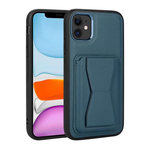 Apple iPhone 12 Kılıf Kartlıklı Standlı ?Pu Deri Patinda Memo Kapak