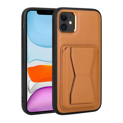 Apple iPhone 12 Kılıf Kartlıklı Standlı ?Pu Deri Patinda Memo Kapak