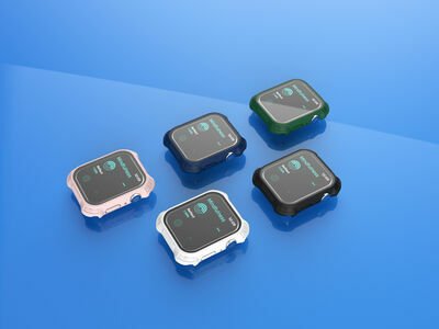 Apple Watch 7 45mm Tank Zırh Kasa ve Mat Görünümlü Ekran Koruyucu Patinda Watch Gard 11