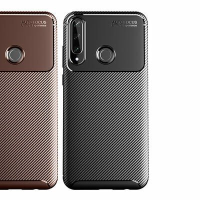 Huawei Y6P Kılıf Patinda Negro Silikon Kapak