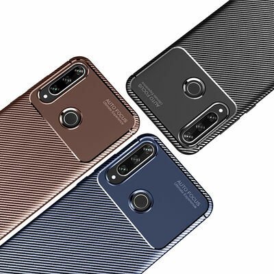 Huawei Y6P Kılıf Patinda Negro Silikon Kapak