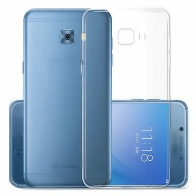 Galaxy C7 Kılıf Patinda Kamera Korumalı Süper Silikon Kapak
