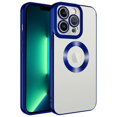 Apple iPhone 13 Pro Kılıf Kamera Korumalı Logo Gösteren Patinda Omega Kapak