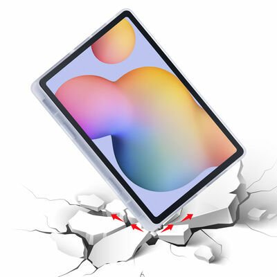 Galaxy Tab S6 Lite P610 Kılıf Patinda Tri Folding Kalem Bölmeli Standlı Kılıf