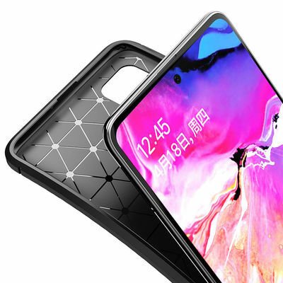 Galaxy A51 Kılıf Patinda Negro Silikon Kapak