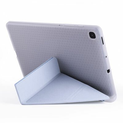 Galaxy Tab S6 Lite P610 Kılıf Patinda Tri Folding Kalem Bölmeli Standlı Kılıf