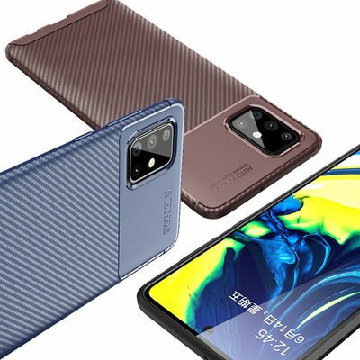 Galaxy A51 Kılıf Patinda Negro Silikon Kapak