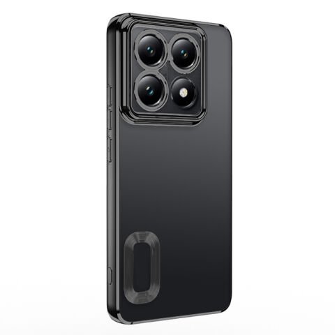 Xiaomi 14T Pro Kılıf Kamera Korumalı Logo Gösteren Patinda Omega Kapak