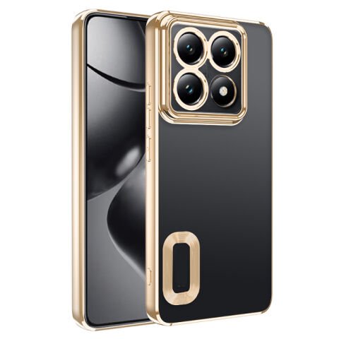 Xiaomi 14T Pro Kılıf Kamera Korumalı Logo Gösteren Patinda Omega Kapak