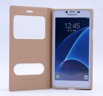 Galaxy C7 Kılıf Patinda Dolce Kapaklı Kılıf