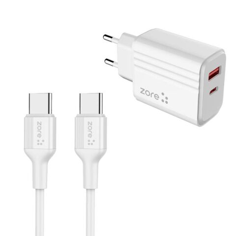 Patinda Play Serisi PL07 Type-C to Type-C 2in1 PD Seyahat Şarj Aleti 20W
