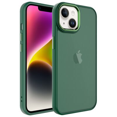Apple iPhone 14 Kılıf Buzlu Sert PC Patinda May Kapak
