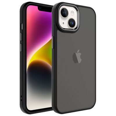 Apple iPhone 14 Kılıf Buzlu Sert PC Patinda May Kapak