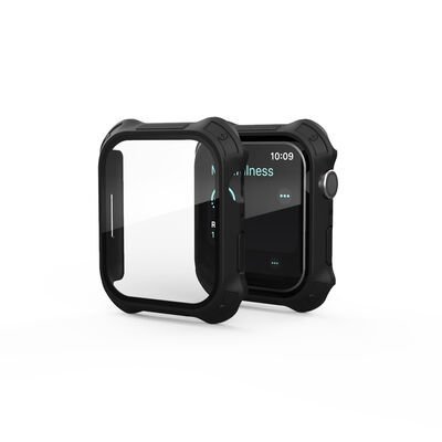 Apple Watch 7 41mm Tank Zırh Kasa ve Mat Görünümlü Ekran Koruyucu Patinda Watch Gard 11