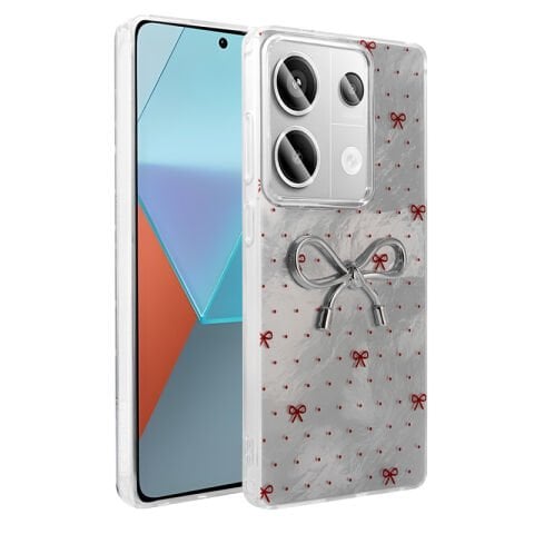 Xiaomi Redmi Note 13 Pro 4G Kılıf Kamera Korumalı Figürlü Patinda Ponti Silikon Kapak
