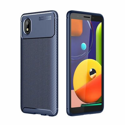 Galaxy A01 Core Kılıf Patinda Negro Silikon Kapak