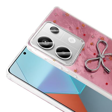 Xiaomi Redmi Note 13 Pro 4G Kılıf Kamera Korumalı Figürlü Patinda Ponti Silikon Kapak