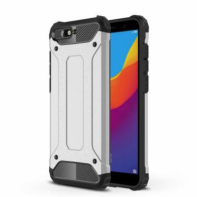 Huawei Y6 2018 Kılıf Patinda Crash Silikon Kapak
