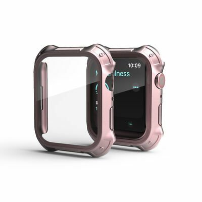 Apple Watch 7 45mm Tank Zırh Kasa ve Ekran Koruyucu Patinda Watch Gard 10