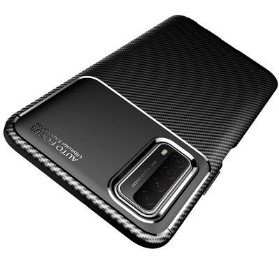 Huawei P Smart 2021 Kılıf Patinda Negro Silikon Kapak