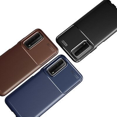 Huawei P Smart 2021 Kılıf Patinda Negro Silikon Kapak