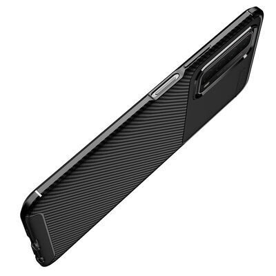 Huawei P Smart 2021 Kılıf Patinda Negro Silikon Kapak