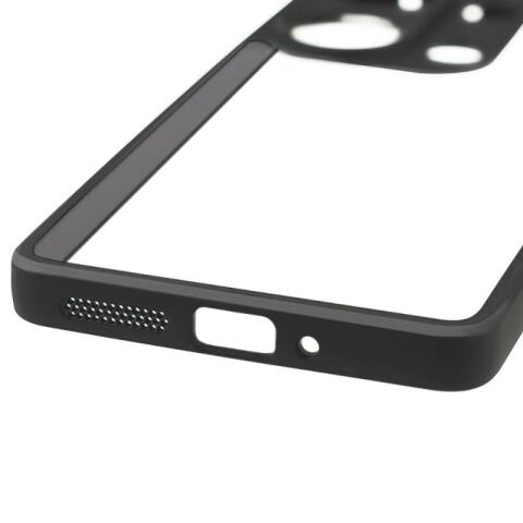 Xiaomi Redmi Note 13 Pro 4G Kılıf Kamera Korumalı Şeffaf Arka Yüzey Patinda New Roll Kapak