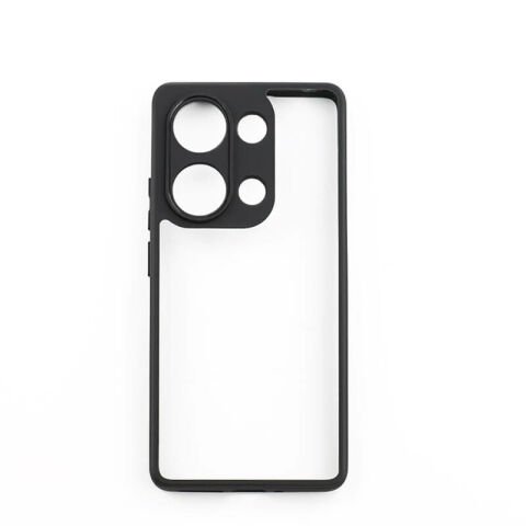Xiaomi Redmi Note 13 Pro 4G Kılıf Kamera Korumalı Şeffaf Arka Yüzey Patinda New Roll Kapak