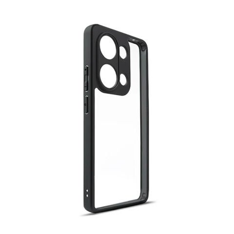 Xiaomi Redmi Note 13 Pro 4G Kılıf Kamera Korumalı Şeffaf Arka Yüzey Patinda New Roll Kapak