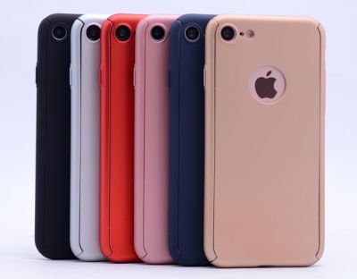 Apple iPhone 7 Plus Kılıf Patinda 360 3 Parçalı Rubber Kapak