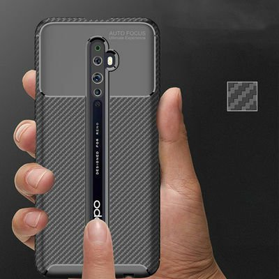 Oppo Reno 2 Kılıf Patinda Negro Silikon Kapak