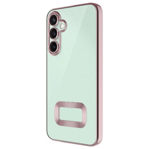 Galaxy A36 Kılıf Kamera Korumalı Logo Gösteren Patinda Omega Kapak