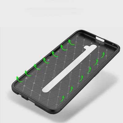 Oppo Reno 2 Kılıf Patinda Negro Silikon Kapak