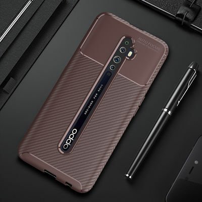 Oppo Reno 2 Kılıf Patinda Negro Silikon Kapak