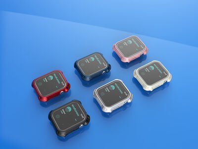 Apple Watch 7 41mm Tank Zırh Kasa ve Ekran Koruyucu Patinda Watch Gard 10