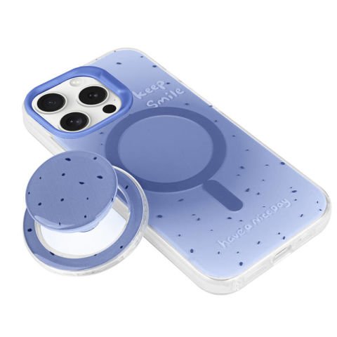 Apple iPhone 15 Pro Max Kılıf Magsafe Şarj Özellikli Tak-Çıkar Pop Soketli Patinda Tiktok Kapak