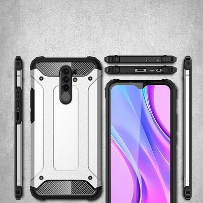 Xiaomi Redmi 9 Kılıf Patinda Crash Silikon Kapak