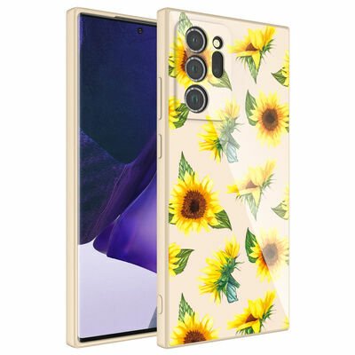 Galaxy Note 20 Ultra Kılıf Kamera Korumalı Desenli Sert Silikon Patinda Epoksi Kapak