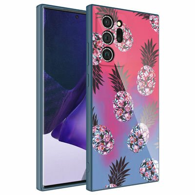 Galaxy Note 20 Ultra Kılıf Kamera Korumalı Desenli Sert Silikon Patinda Epoksi Kapak