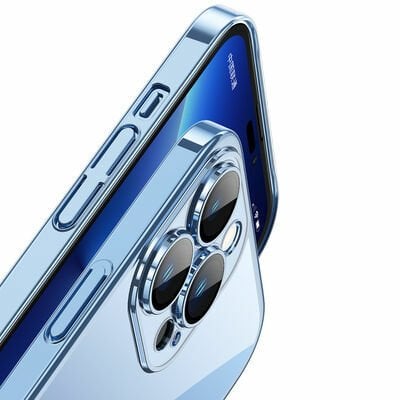 Apple iPhone 13 Pro Max Kılıf Sert PC Renkli Çerçeveli Patinda Riksos Kapak