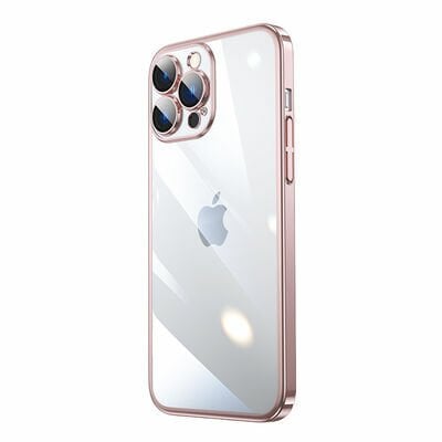 Apple iPhone 13 Pro Max Kılıf Sert PC Renkli Çerçeveli Patinda Riksos Kapak