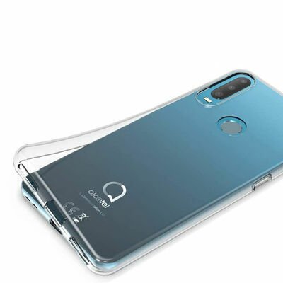 Alcatel 1S 2020 Kılıf Patinda Süper Silikon Kapak