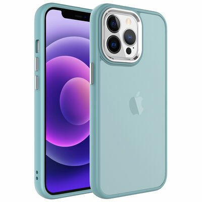 Apple iPhone 13 Pro Kılıf Buzlu Sert PC Patinda May Kapak