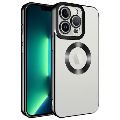 Apple iPhone 12 Pro Kılıf Kamera Korumalı Logo Gösteren Patinda Omega Kapak