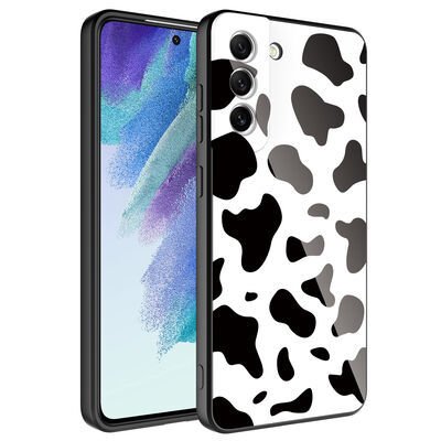 Galaxy S21 FE Kılıf Kamera Korumalı Desenli Sert Silikon Patinda Epoksi Kapak