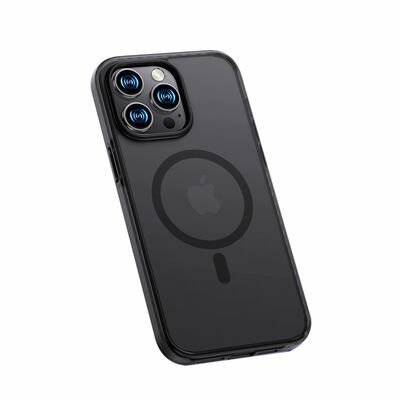 Apple iPhone 14 Pro Max Kılıf Kenarları Silikon Airbagli Mat Arka Yüzey Benks Icesand Kapak