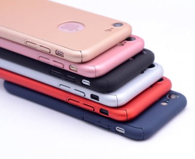 Apple iPhone 6 Kılıf Patinda 360 3 Parçalı Rubber Kapak