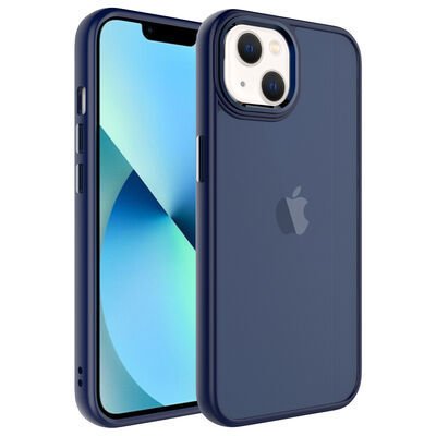 Apple iPhone 13 Kılıf Buzlu Sert PC Patinda May Kapak