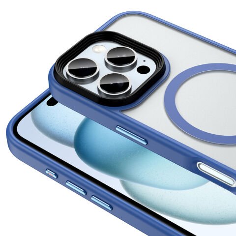 Apple iPhone 16 Pro Kılıf Mat Arka Yüzey Wireless Şarj Özellikli Patinda Flet Magsafe Kapak