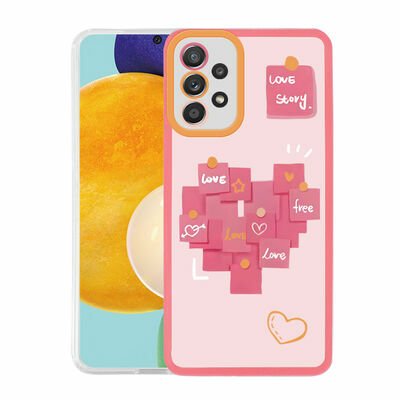 Galaxy A52 Kılıf Patinda M-Fit Desenli Kapak
